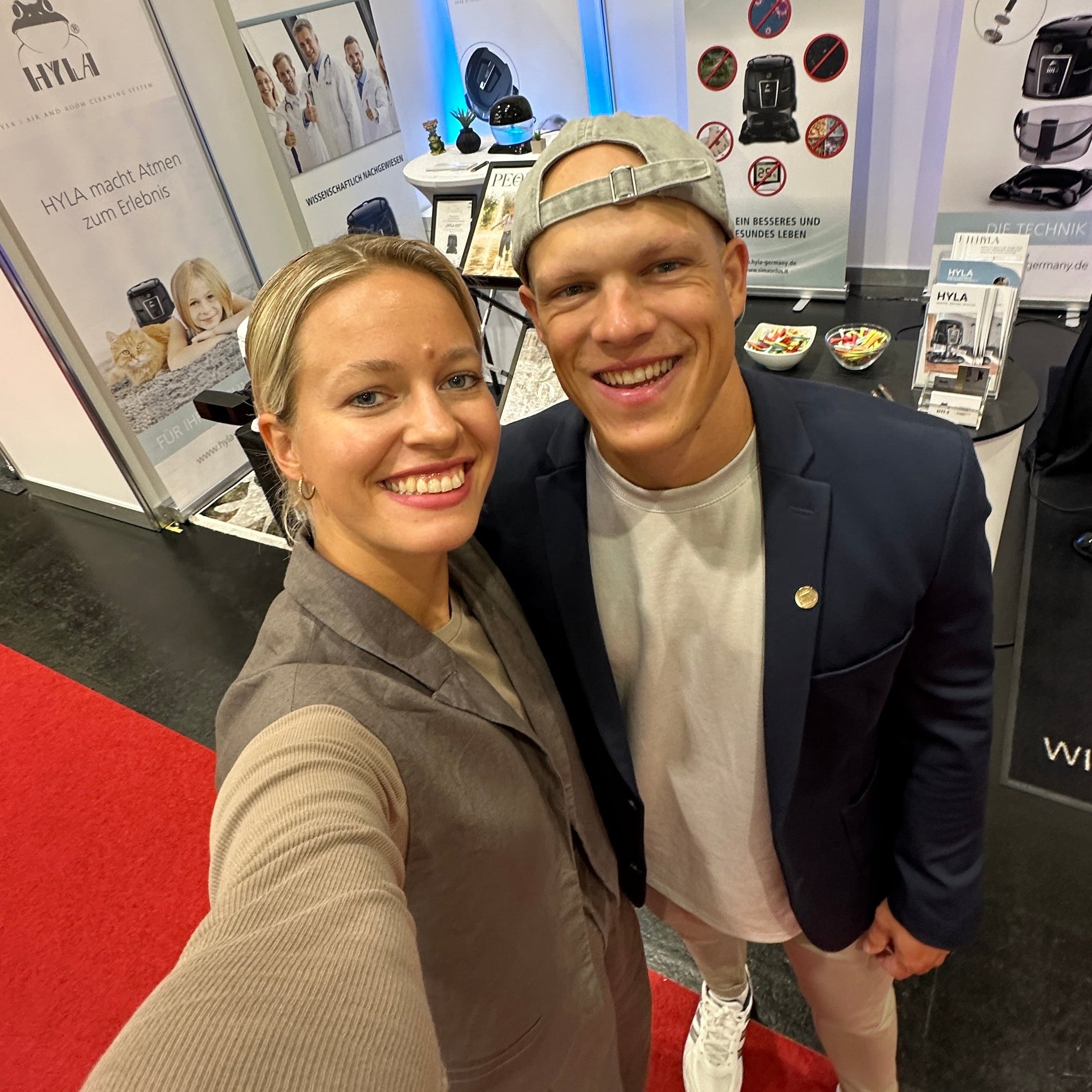 Messestand Paarfoto Hyla Verkauf